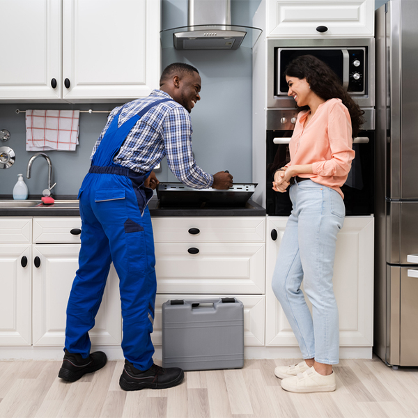 can you provide an estimate for cooktop repair before beginning any work in Worcester